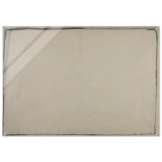 Drawing 24.4.60 - 1960 - Bob Law Acrylic Print - 70x100 cm / 28x40″ inches