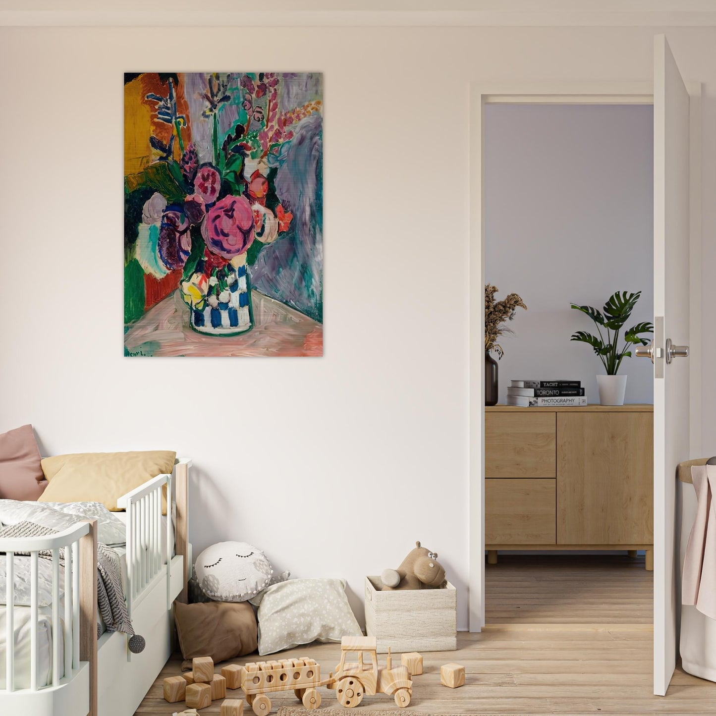 LES PIVOINES 1907 - Henri Matisse Brushed Aluminum Print - 70x100 cm / 28x40 inches | Henri Matisse Aluminum Print | Henri Matisse Prints