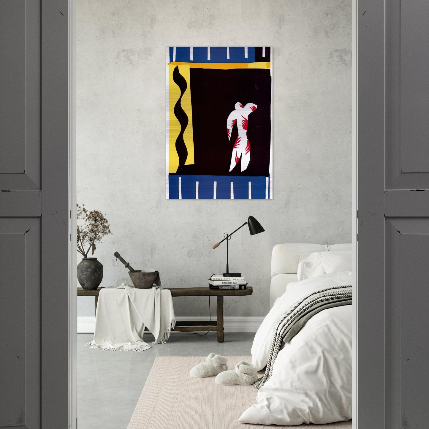 THE CLOWN 1943 - Henri Matisse Brushed Aluminum Print - 70x100 cm / 28x40 inches | Henri Matisse Aluminum Print | Henri Matisse Prints