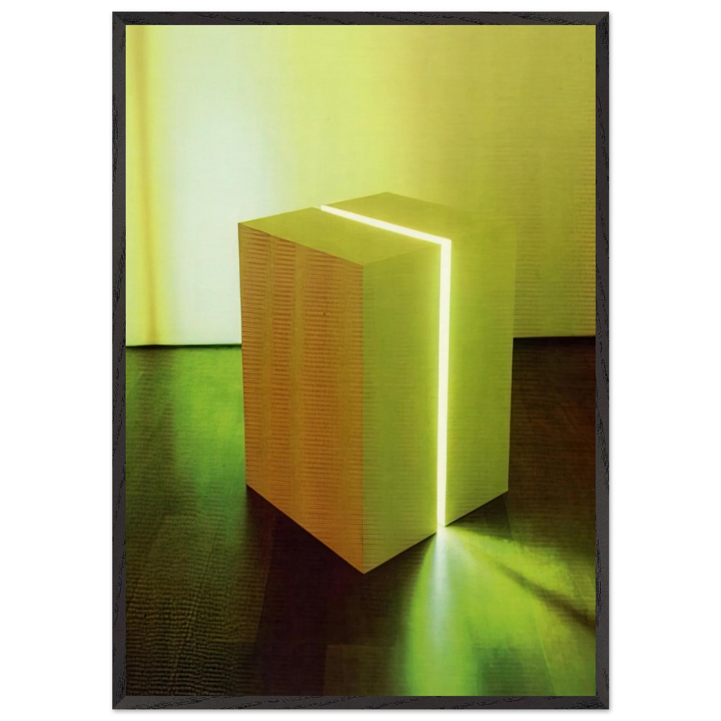 Verde - 1999 - Lygia Pape 70x100 cm / 28x40 inches Framed Art Print – Black Wooden Frame