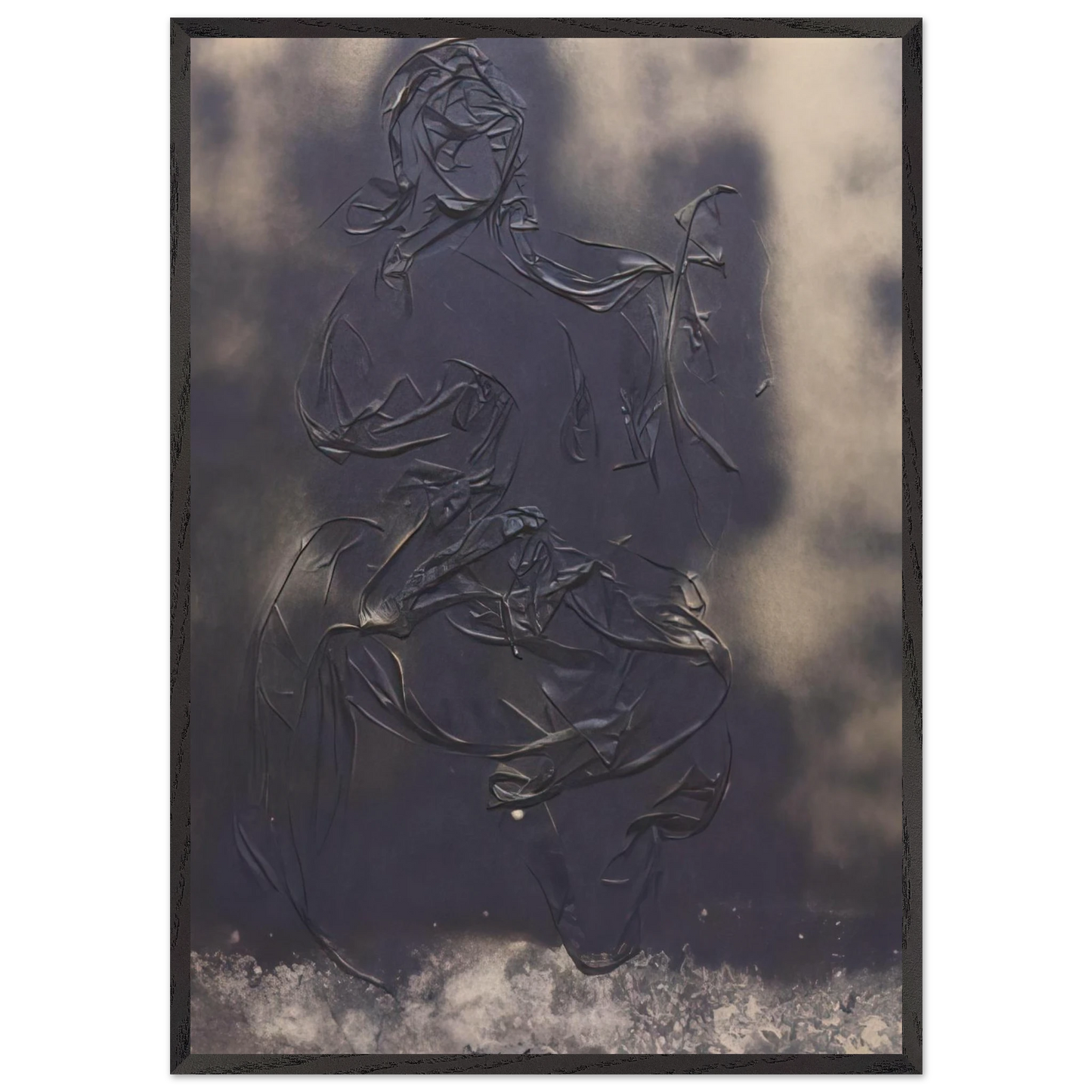 ARAB - Salvador Dali 70x100 cm / 28x40 inches Framed Art Print – Black Wooden Frame