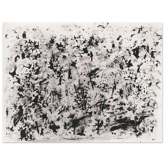 Henri Michaux - UNTITLED 1962  75x100 cm / 30x40inches Fine Art Poster