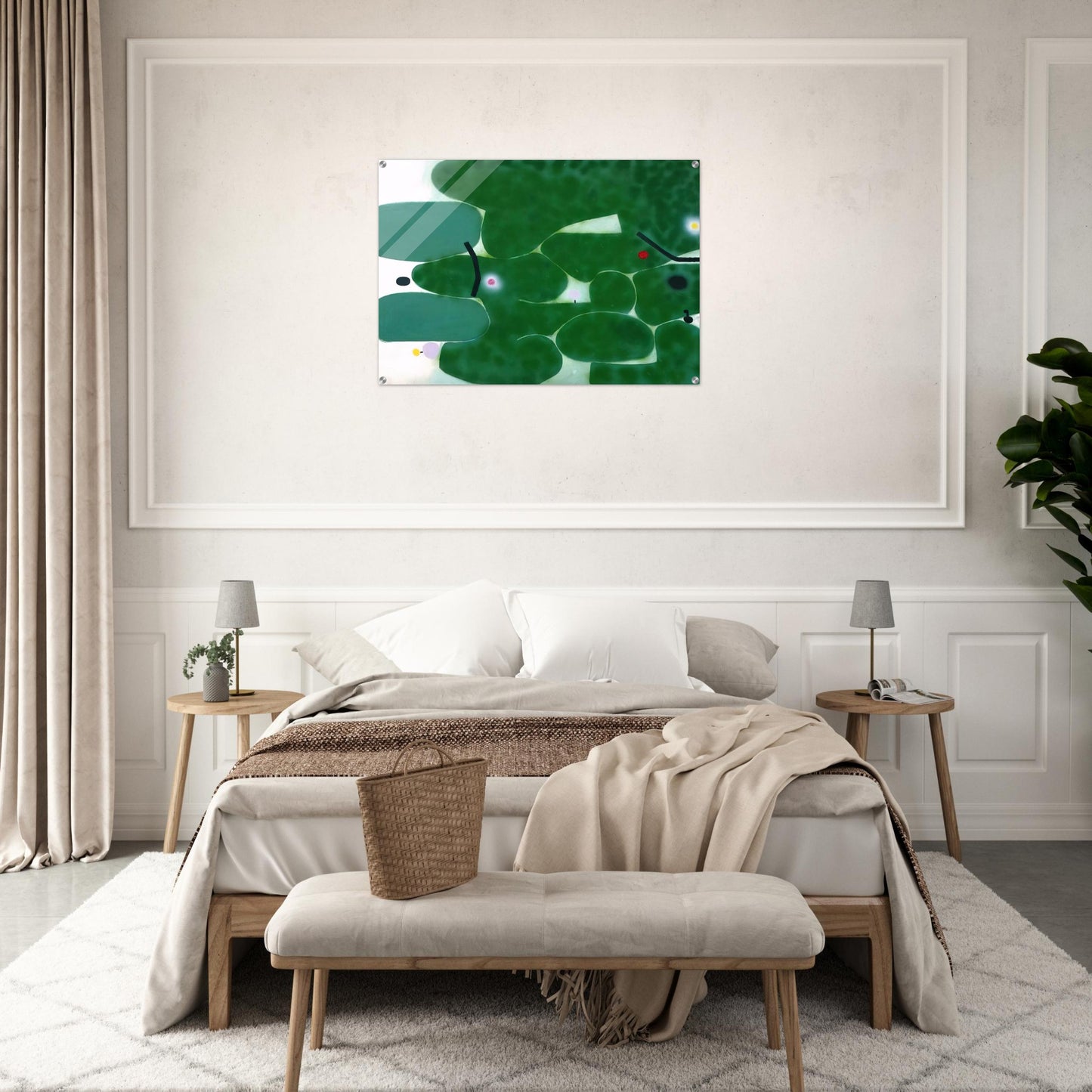 THE GREEN EARTH 1980 - Victor Pasmore Acrylic Print - 70x100 cm / 28x40″ inches | Victor Pasmore Wall Art | Victor Pasmore Prints