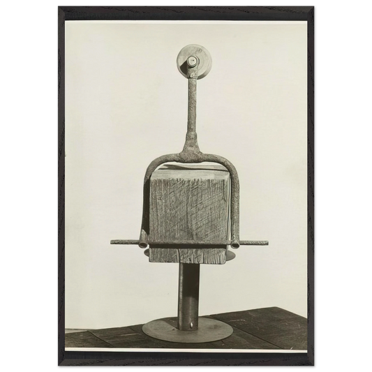 CLOWN TIGHT ROPE WALKER 1942 - Louise Nevelson 70x100 cm / 28x40 inches Framed Art Print – Black Wooden Frame
