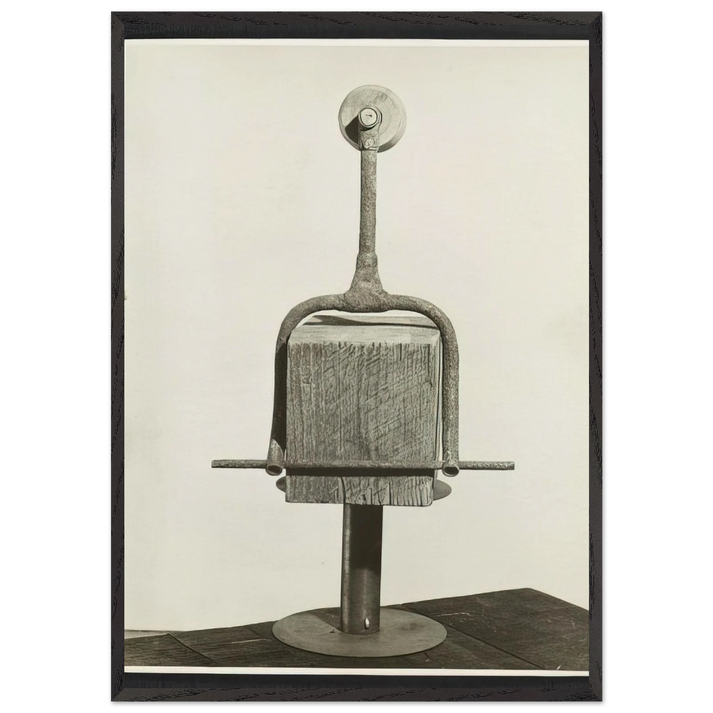 CLOWN TIGHT ROPE WALKER 1942 - Louise Nevelson 70x100 cm / 28x40 inches Framed Art Print – Black Wooden Frame