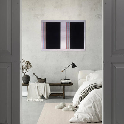Looking Glass - Color Field Painting - Gene Davis Brushed Aluminum Print - 70x100 cm / 28x40 inches | Gene Davis Aluminum Print | Gene Davis Prints