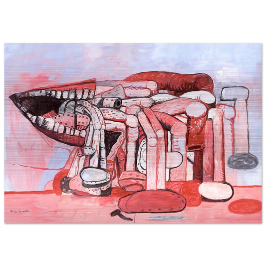 PAINTER S FORMS NO 2 1978 - Philip Guston Brushed Aluminum Print - 70x100 cm / 28x40 inches | Philip Guston Aluminum Print | Philip Guston Prints
