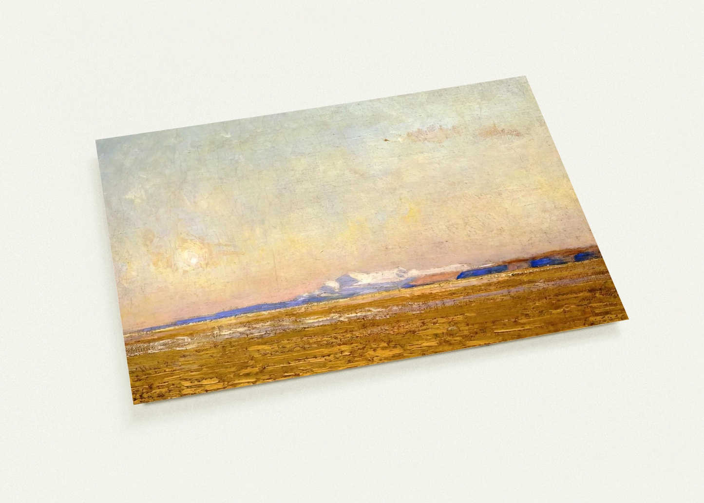 Moonrise at Sunset, Harney Desert By Childe Hassam Pack of 10 Post Cards | Childe Hassam Post Cards | A6 (10.5 x 14.8 cm) - 4.1 x 5.8 inches