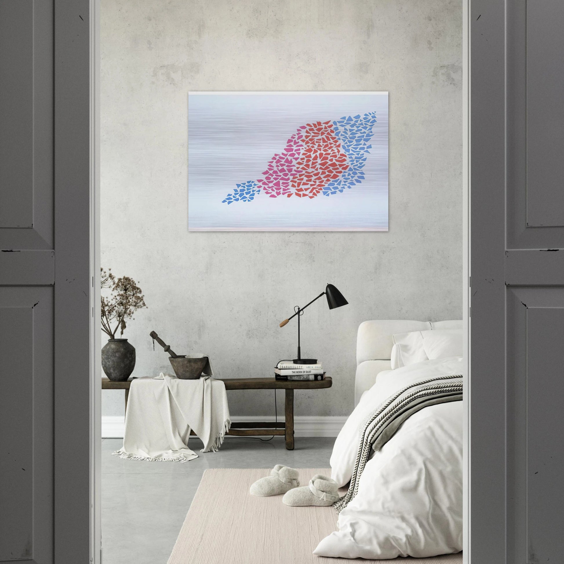 Confetti Pattern Portfolio #2 - 1973 - Robert Goodnough Brushed Aluminum Print - 70x100 cm / 28x40 inches | Robert Goodnough Aluminum Print | Robert Goodnough Prints