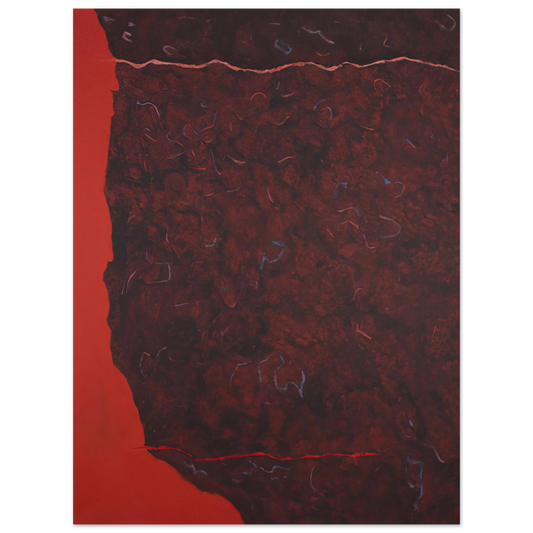 Theodoros Stamos - Edge of Burning Brush - 1986  75x100 cm / 30x40inches Fine Art Poster