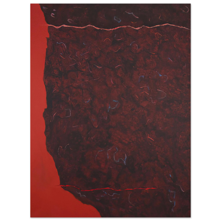 Theodoros Stamos - Edge of Burning Brush - 1986  75x100 cm / 30x40inches Fine Art Poster
