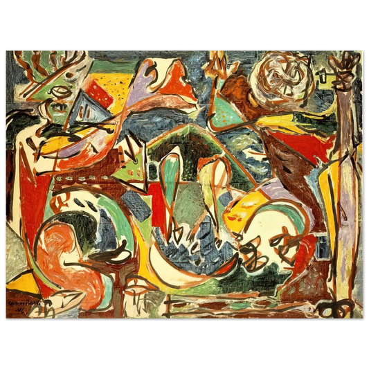 Jackson Pollock - THE KEY  75x100 cm / 30x40inches Fine Art Poster