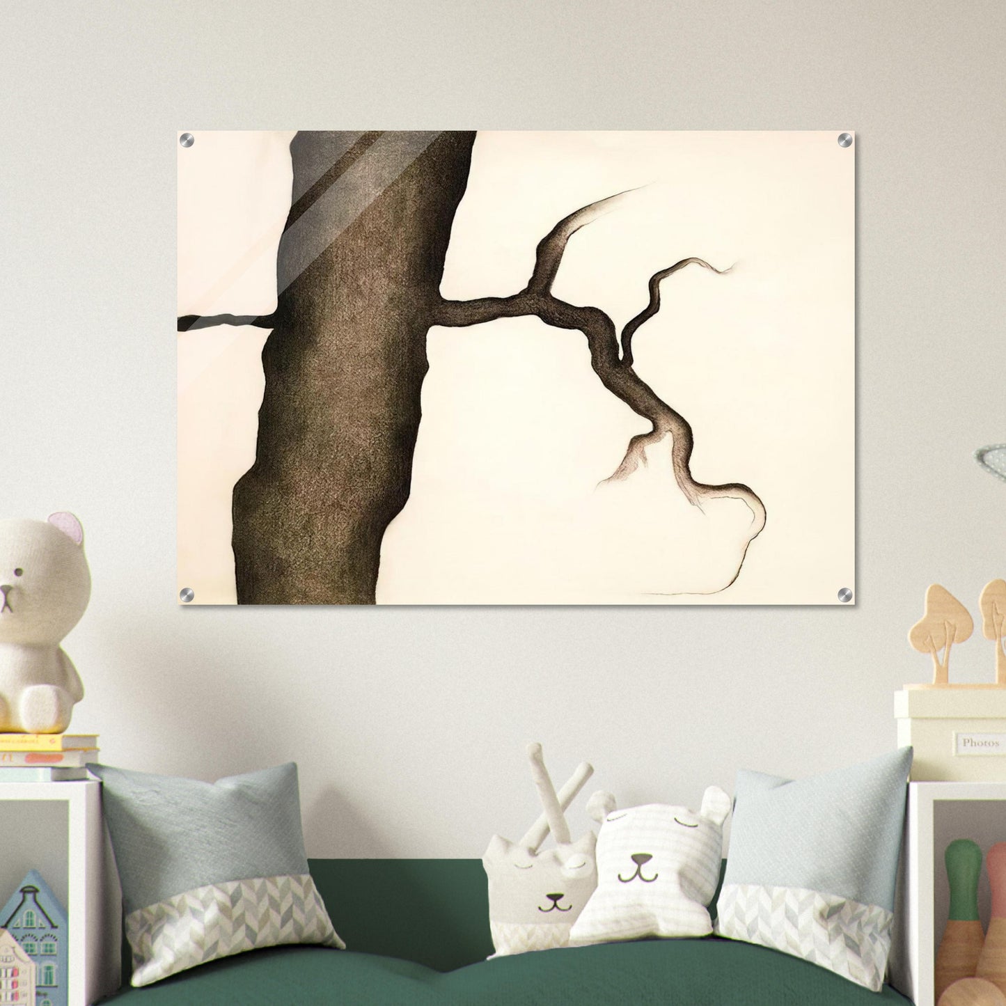 Drawing III - Georgia O'Keeffe Acrylic Print - 70x100 cm / 28x40″ inches | Georgia O'Keeffe Wall Art | Georgia O'Keeffe Prints