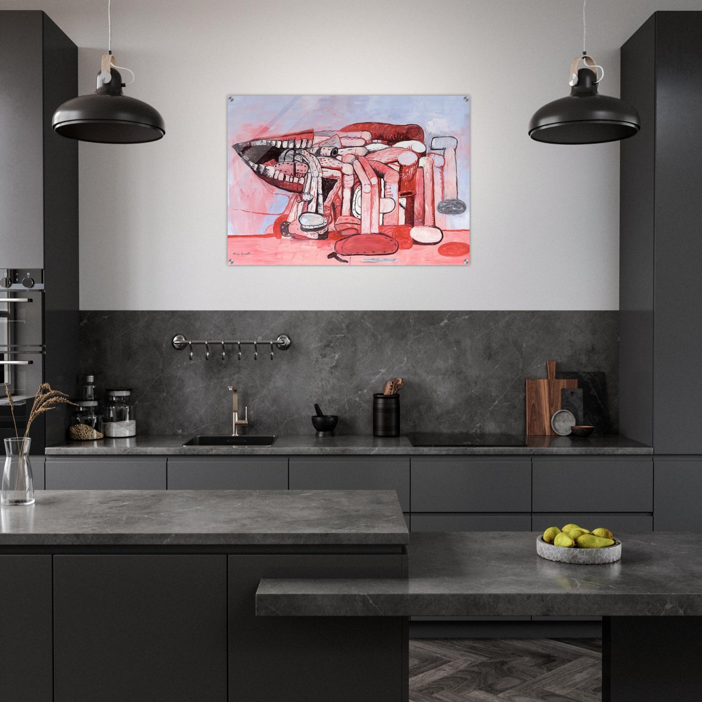 PAINTER S FORMS NO 2 1978 - Philip Guston Acrylic Print - 70x100 cm / 28x40″ inches | Philip Guston Wall Art | Philip Guston Prints