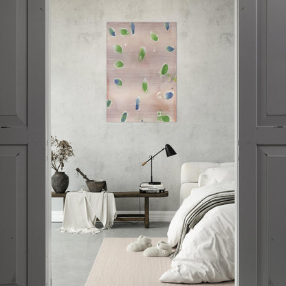 SF48-004 - Sam Francis Brushed Aluminum Print - 70x100 cm / 28x40 inches | Sam Francis Aluminum Print | Sam Francis Prints