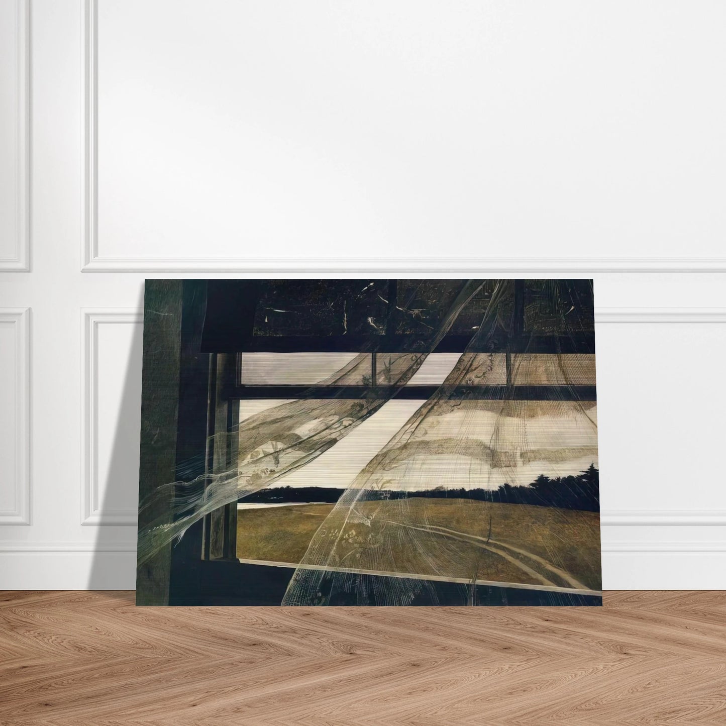 WIND FROM THE SEA 1947 - Andrew Wyeth Brushed Aluminum Print - 70x100 cm / 28x40 inches | Andrew Wyeth Aluminum Print | Andrew Wyeth Prints