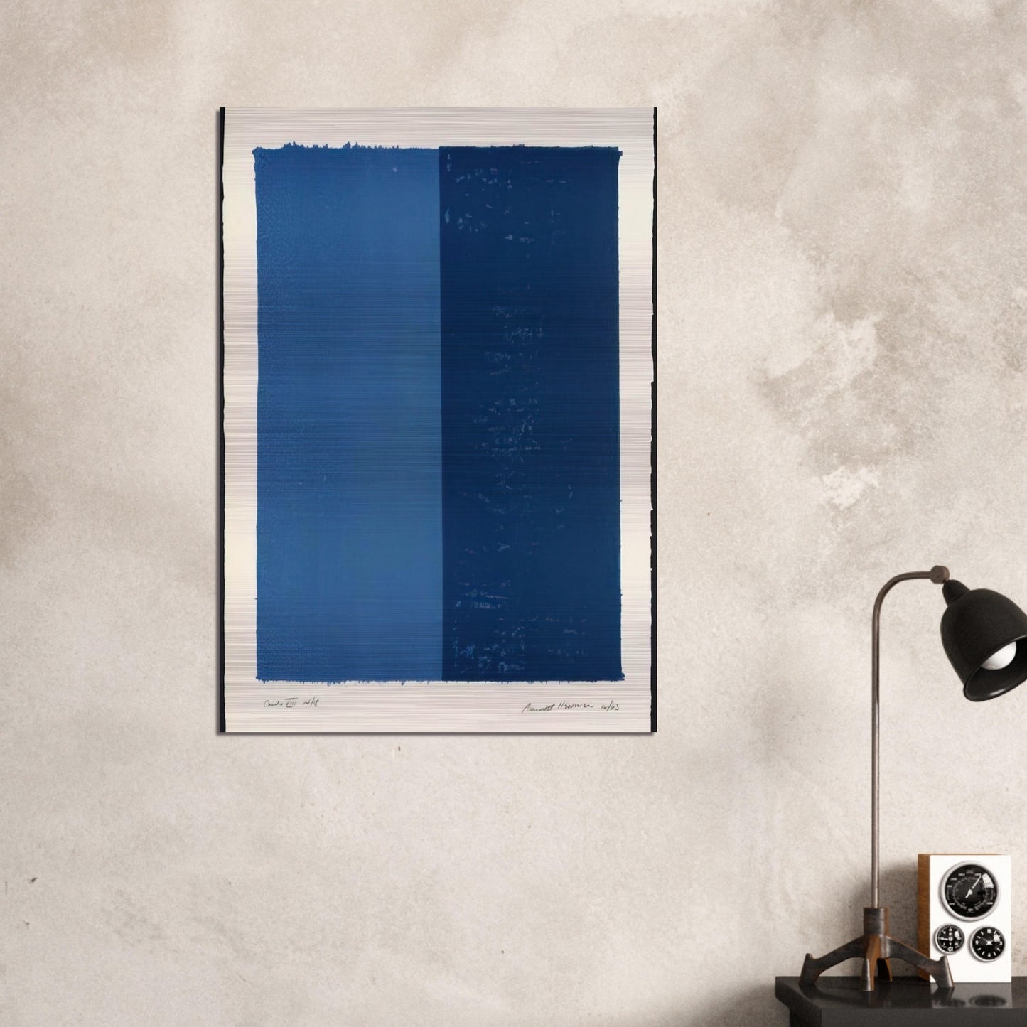 Canto VIII - Barnett Newman Brushed Aluminum Print - 70x100 cm / 28x40 inches | Barnett Newman Aluminum Print | Barnett Newman Prints