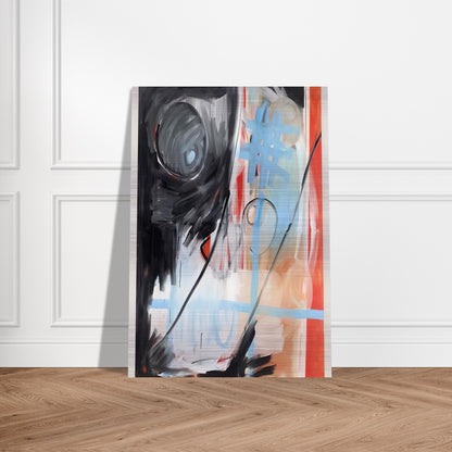 MoM Block Nr. 6 - 1999 - Michel Majerus Brushed Aluminum Print - 70x100 cm / 28x40 inches | Michel Majerus Aluminum Print | Michel Majerus Prints