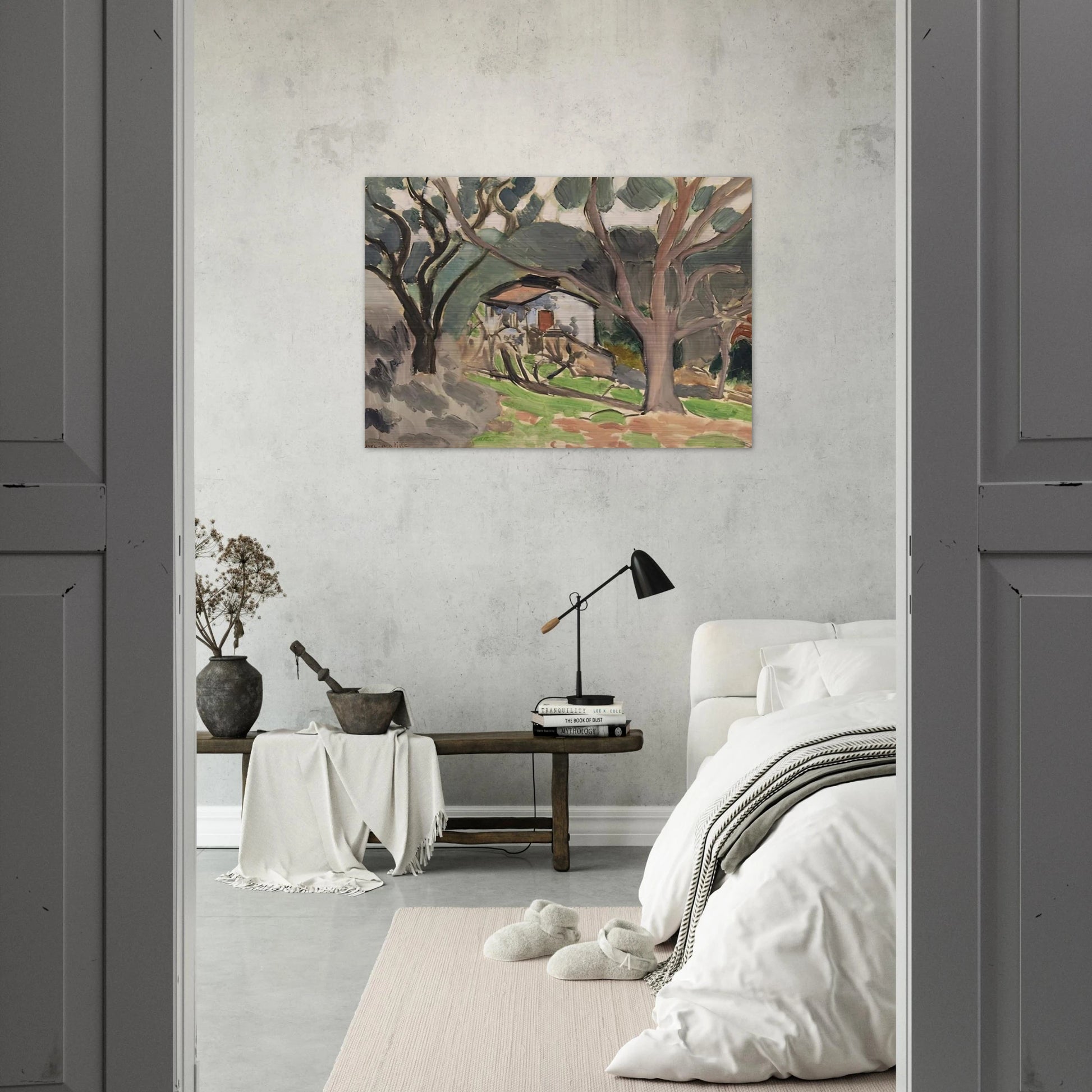 LA MAISONNETTE 1919 - Henri Matisse Brushed Aluminum Print - 70x100 cm / 28x40 inches | Henri Matisse Aluminum Print | Henri Matisse Prints