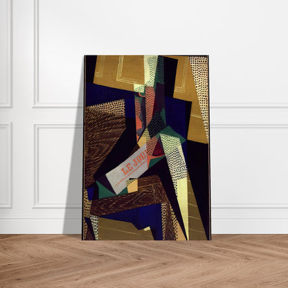 STILL LIFE 1916 - Juan Gris Brushed Aluminum Print - 70x100 cm / 28x40 inches | Juan Gris Aluminum Print | Juan Gris Prints