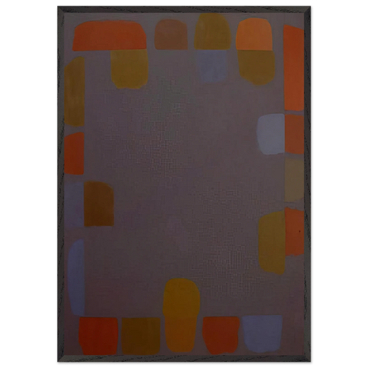 Interim - 1976 - Doug Ohlson 70x100 cm / 28x40 inches Framed Art Print – Black Wooden Frame