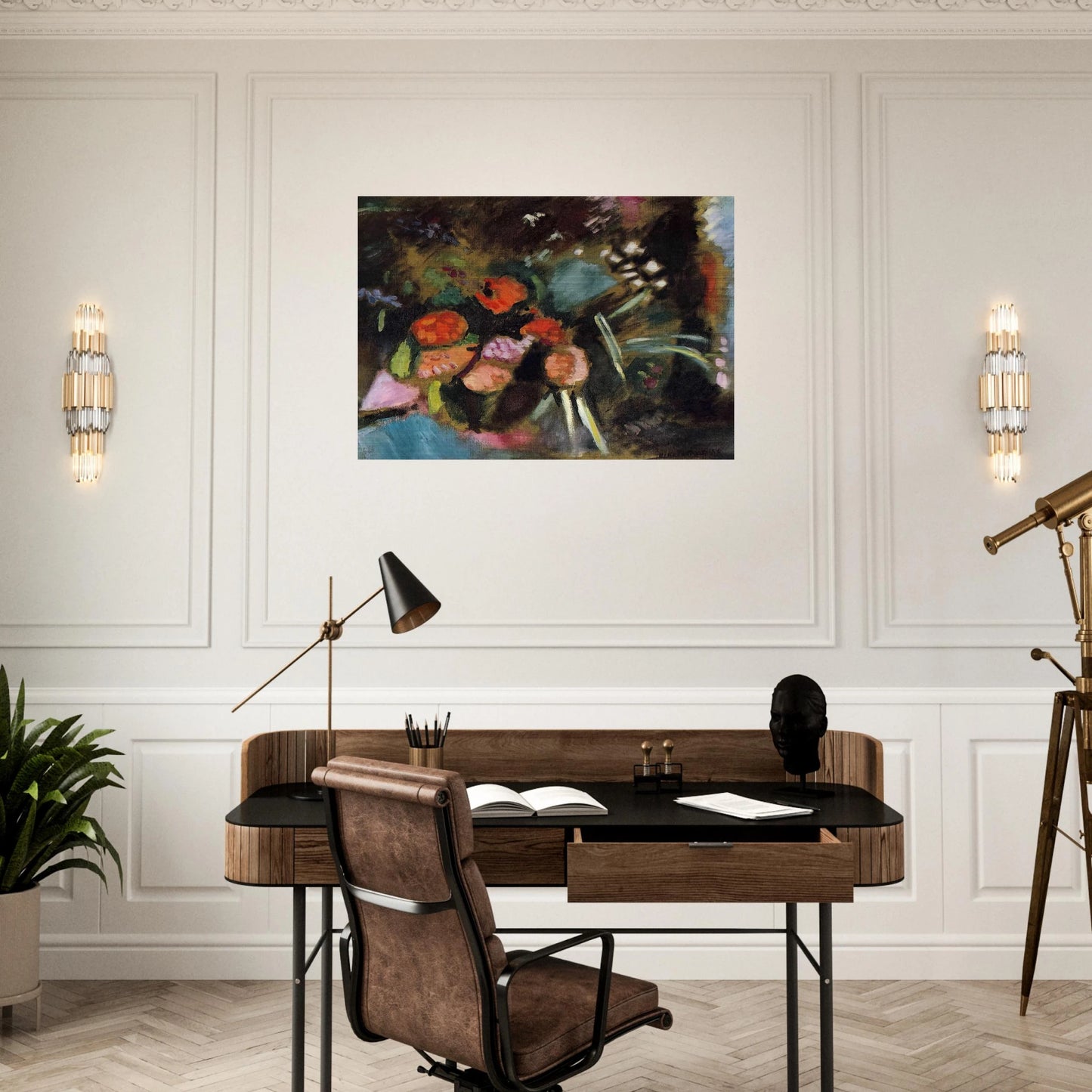 FLOWERS 1906 - Henri Matisse Brushed Aluminum Print - 70x100 cm / 28x40 inches | Henri Matisse Aluminum Print | Henri Matisse Prints