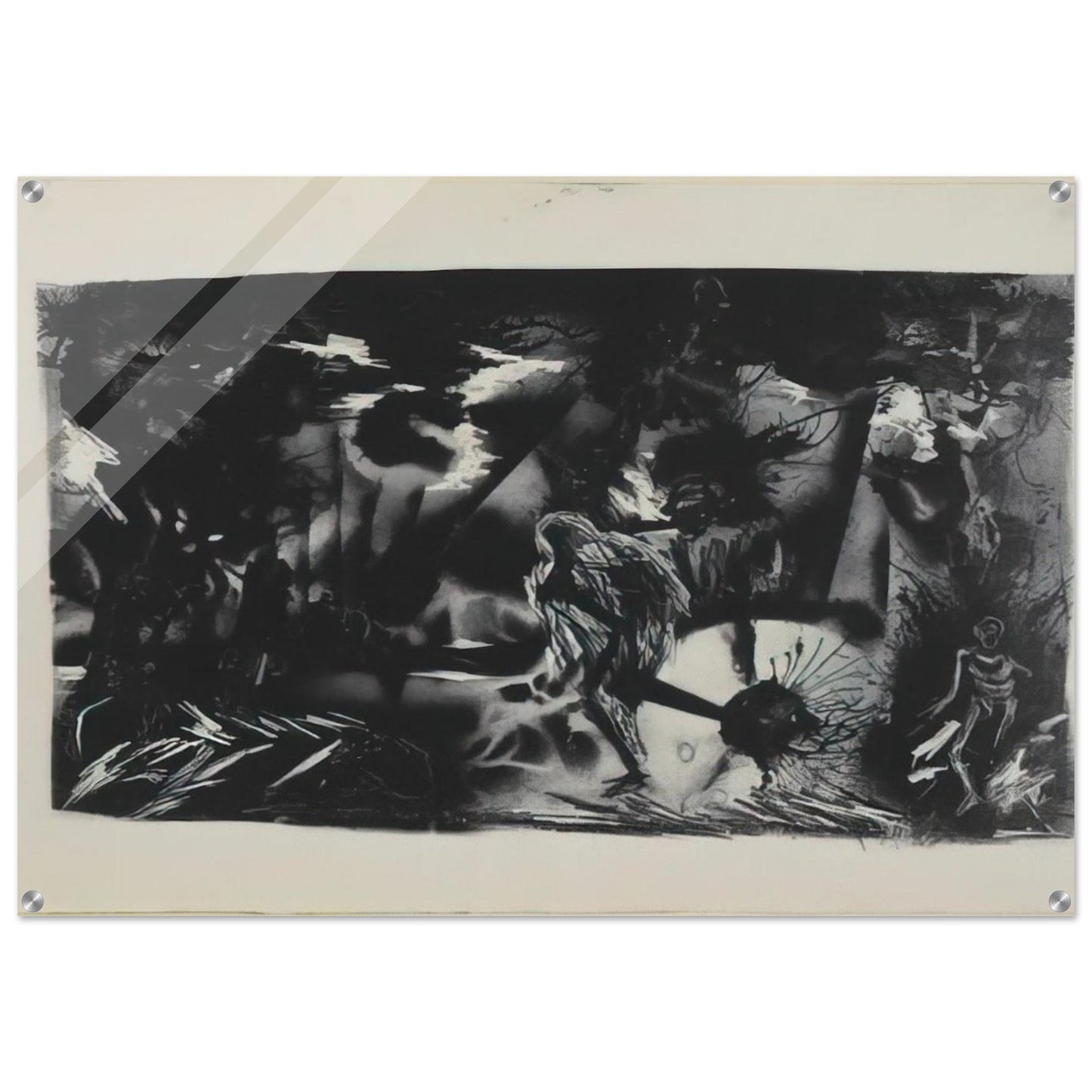 FIGURES IN A LANDSCAPE - Jackson Pollock Acrylic Print - 70x100 cm / 28x40″ inches | Jackson Pollock Wall Art | Jackson Pollock Prints