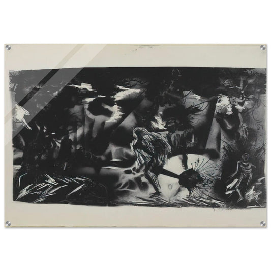 FIGURES IN A LANDSCAPE - Jackson Pollock Acrylic Print - 70x100 cm / 28x40″ inches | Jackson Pollock Wall Art | Jackson Pollock Prints