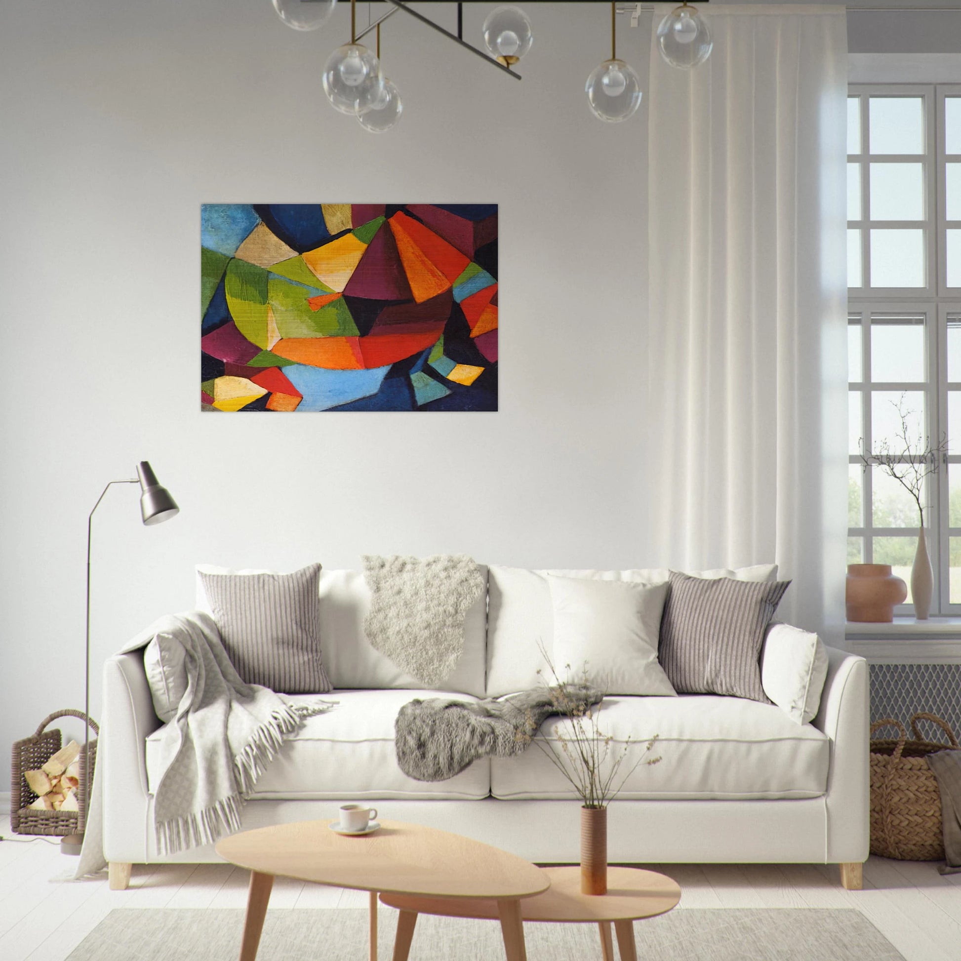 Synchromy - 1916 - Morgan Russell Brushed Aluminum Print - 70x100 cm / 28x40 inches | Morgan Russell Aluminum Print | Morgan Russell Prints