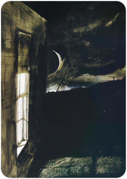 CRESCENT MOON By Andrew Wyeth Pack of 10 Post Cards | Andrew Wyeth Post Cards | A6 (10.5 x 14.8 cm) - 4.1 x 5.8 inches