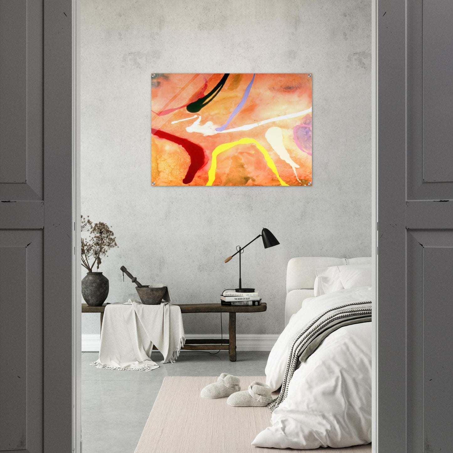 Sarah Rose - 1969 - Ronnie Landfield Acrylic Print - 70x100 cm / 28x40″ inches