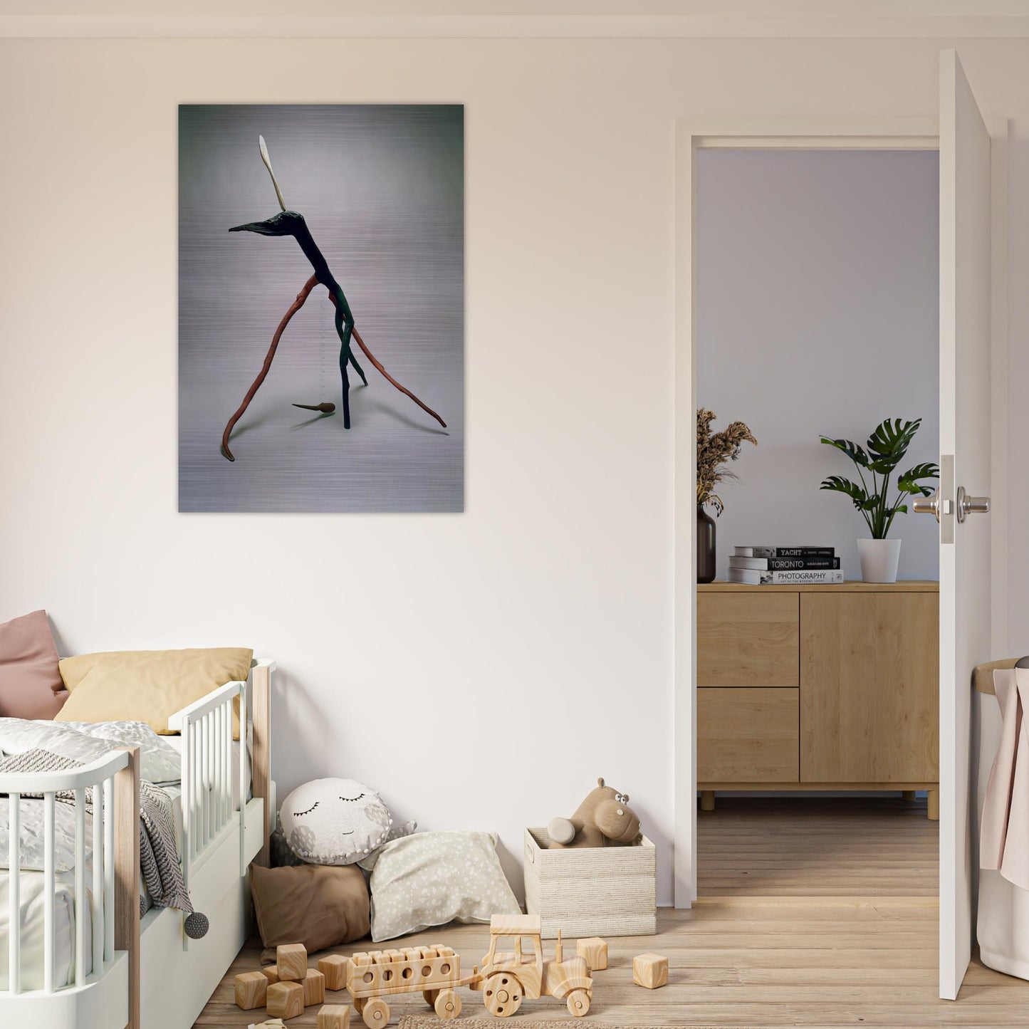 APPLE MONSTER 1938 - Alexander Calder Brushed Aluminum Print - 70x100 cm / 28x40 inches | Alexander Calder Aluminum Print | Alexander Calder Prints