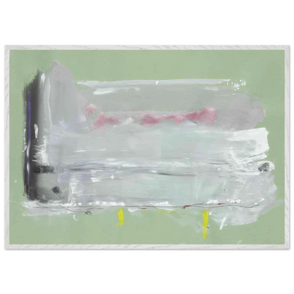 Helen Frankenthaler - Untitled - 1984 Wall art - A1 (59.4 x 84.1  cm) - Premium Wooden Framed Poster With Fine Art Paper-canvas - Black frame