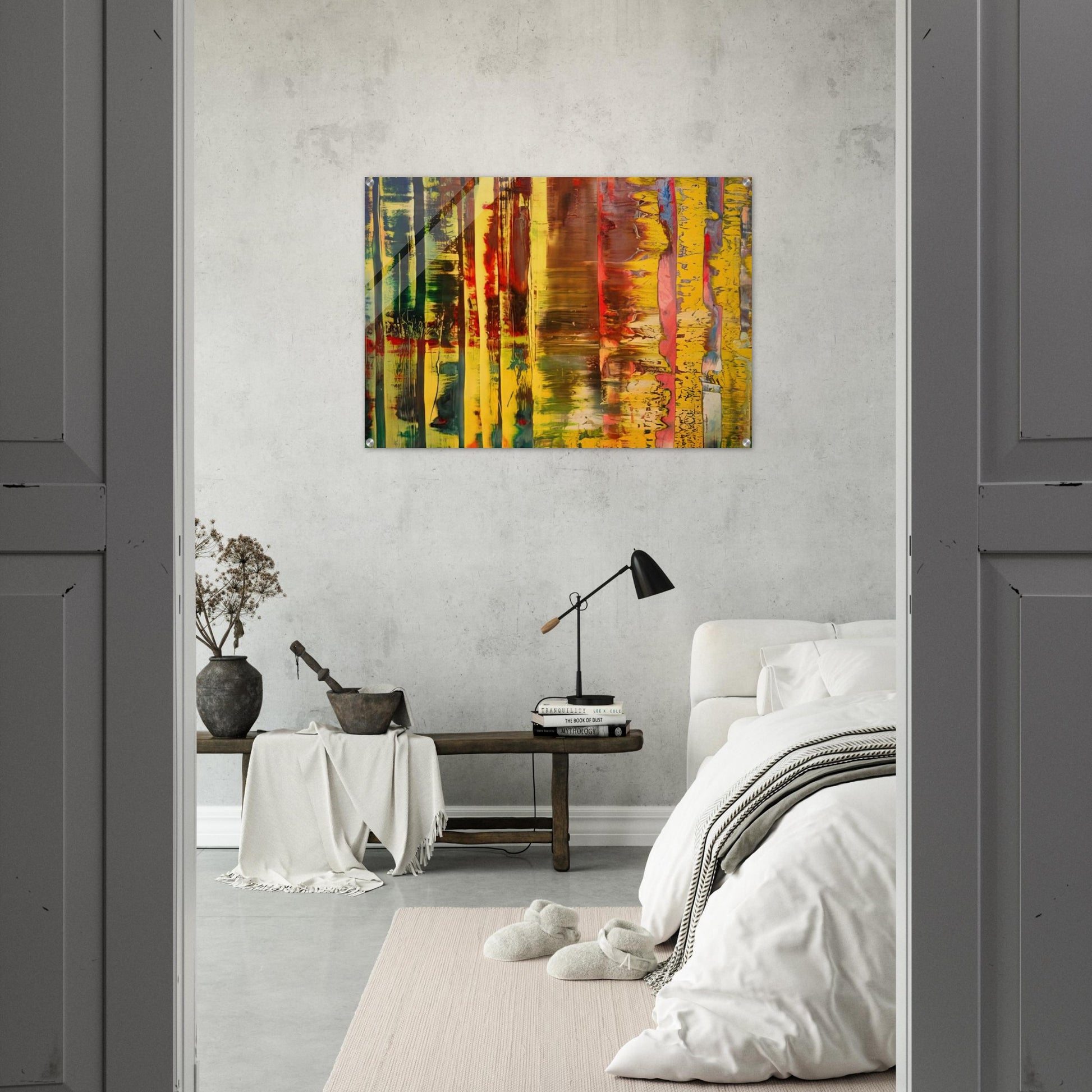 ABSTRACT PAINTING 780 1 1 - Gerhard Richter Acrylic Print - 70x100 cm / 28x40″ inches
