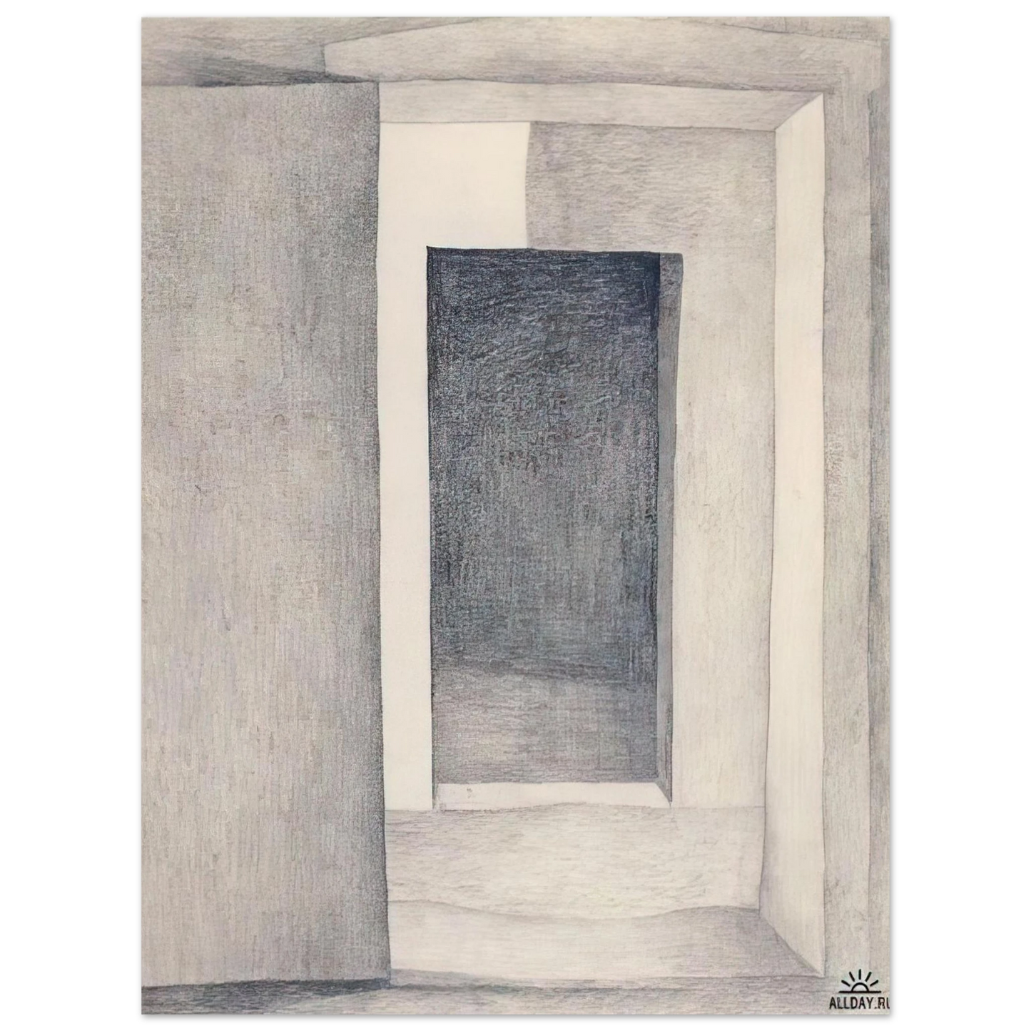 Georgia O'Keeffe - Patio Door Fine Art Poster