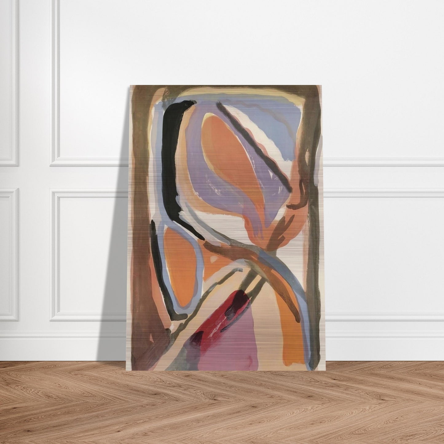 Untitled - 1972 - Bram van Velde Brushed Aluminum Print - 70x100 cm / 28x40 inches | Bram van Velde Aluminum Print | Bram van Velde Prints