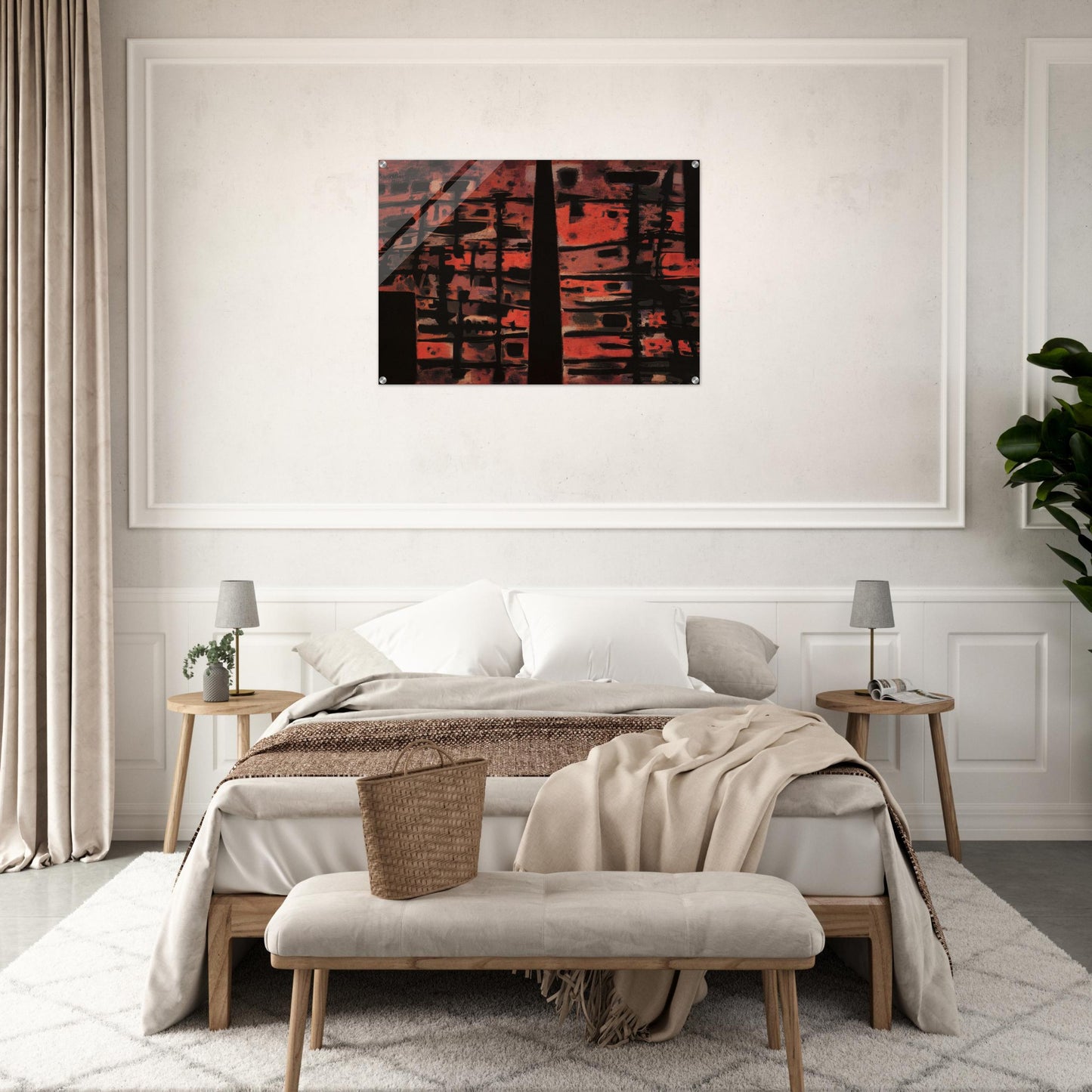 La Sixième Heure - 1958 - Alfred Manessier Acrylic Print - 70x100 cm / 28x40″ inches
