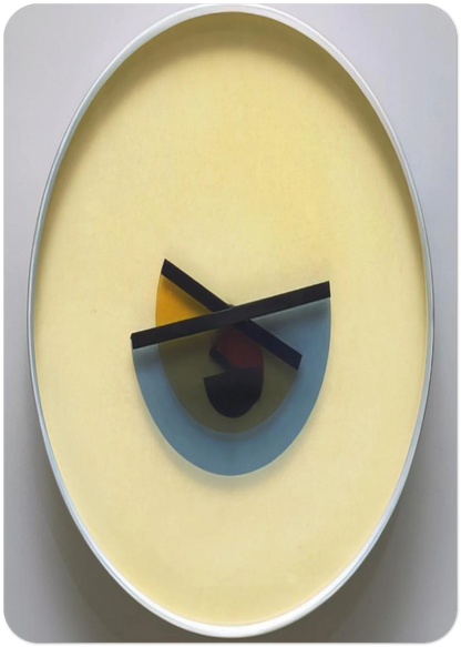 L'Ora X Clock - 1945 By Bruno Munari Pack of 10 Post Cards | Bruno Munari Post Cards | A6 (10.5 x 14.8 cm) - 4.1 x 5.8 inches