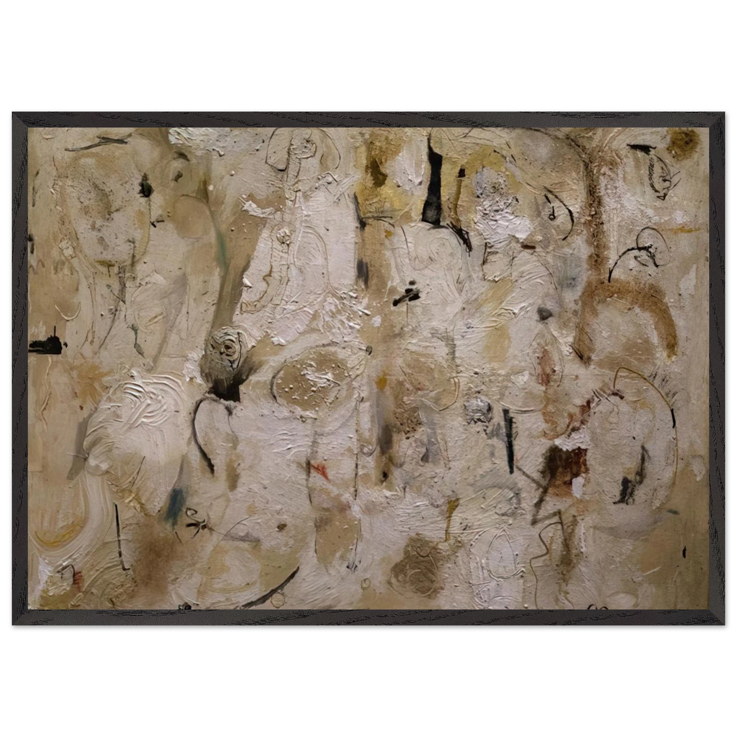 Helen Frankenthaler - Painted on 21st Street - 1951 Wall art - 21x29.7 cm / 8x12" - Fine Art Poster-canvas - -