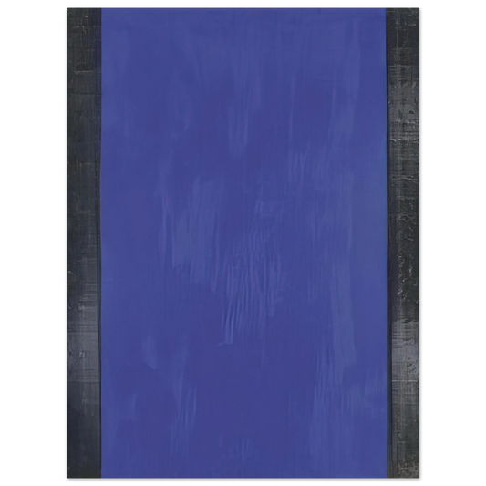 Gunther Forg - Untitled blue - Color Field Painting  75x100 cm / 30x40inches Fine Art Poster