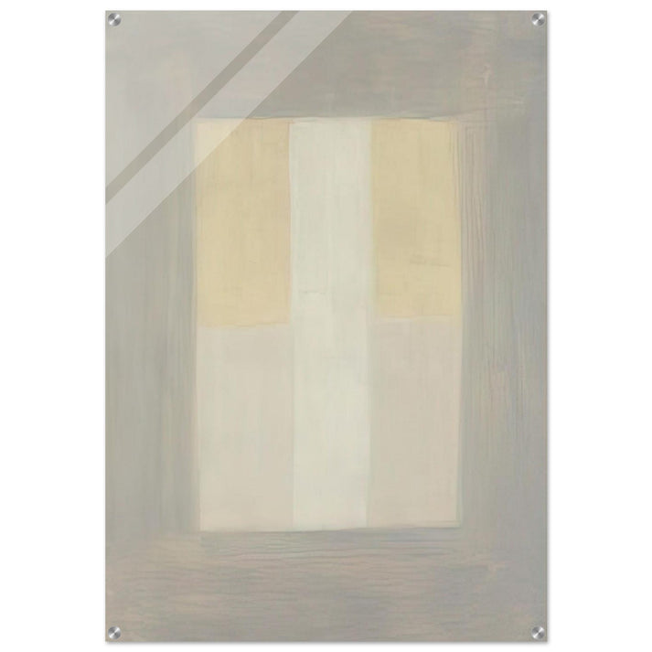 Desert Rain - Agnes Martin Acrylic Print - 70x100 cm / 28x40″ inches | Agnes Martin Wall Art | Agnes Martin Prints