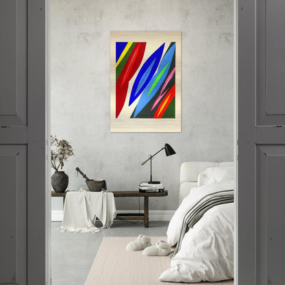 Farblitho 1968 - 2 NOR - 1968 - Ernst Wilhelm Nay Brushed Aluminum Print - 70x100 cm / 28x40 inches | Ernst Wilhelm Nay Aluminum Print | Ernst Wilhelm Nay Prints