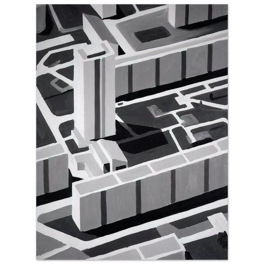 Gerhard Richter - TOWNSCAPE SL 1969  75x100 cm / 30x40inches Fine Art Poster