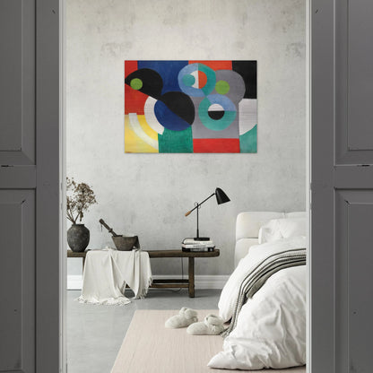 RYTHME COLORE - Sonia Delaunay Brushed Aluminum Print - 70x100 cm / 28x40 inches | Sonia Delaunay Aluminum Print | Sonia Delaunay Prints