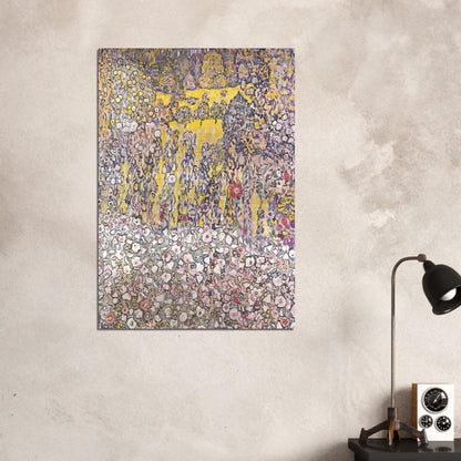 HORTICULTURAL LANDSCAPE WITH A HILLTOP - Gustav Klimt Brushed Aluminum Print - 70x100 cm / 28x40 inches | Gustav Klimt Aluminum Print | Gustav Klimt Prints