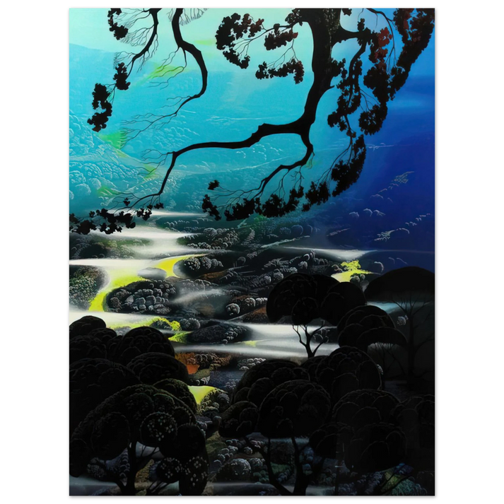 Eyvind Earle - Days End  75x100 cm / 30x40inches Fine Art Poster