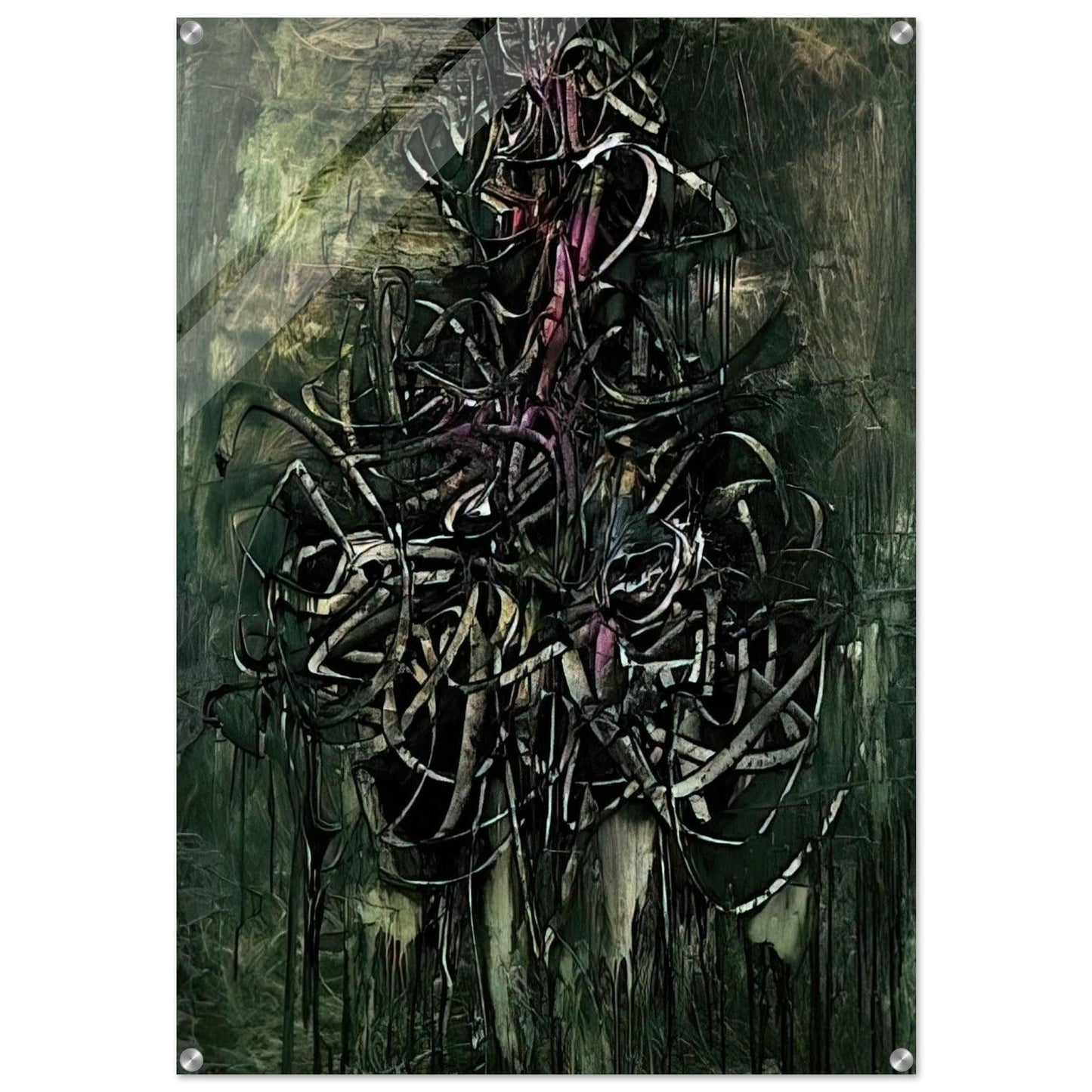 Peinture - 1957 - Simon Hantai Acrylic Print - 70x100 cm / 28x40″ inches | Simon Hantai Wall Art | Simon Hantai Prints