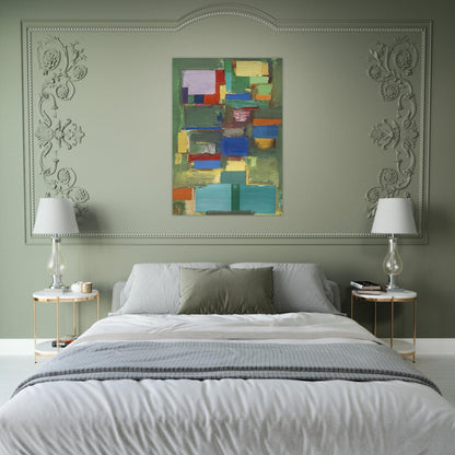 Morning Mist - Hans Hofmann Brushed Aluminum Print - 70x100 cm / 28x40 inches | Hans Hofmann Aluminum Print | Hans Hofmann Prints