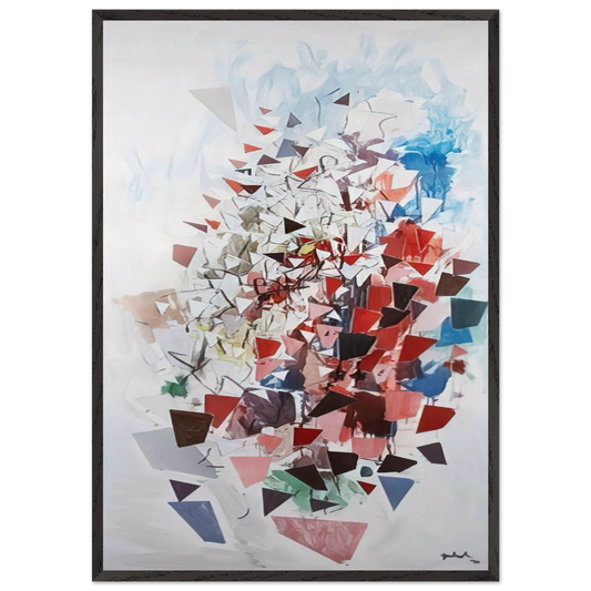 Soaring II - 1994 - Robert Goodnough 70x100 cm / 28x40 inches Framed Art Print – Black Wooden Frame