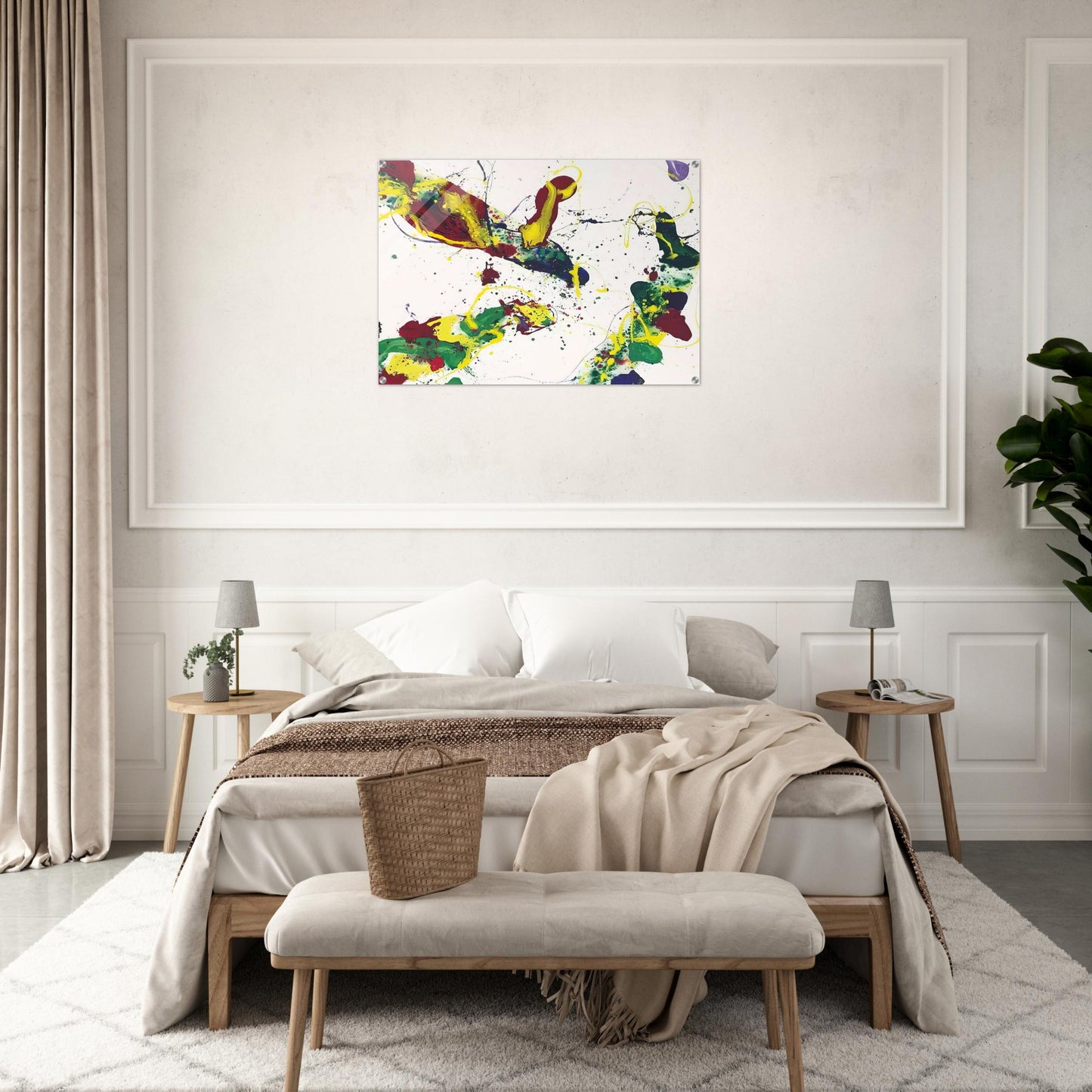 Hail Hailey - Sam Francis Acrylic Print - 70x100 cm / 28x40″ inches